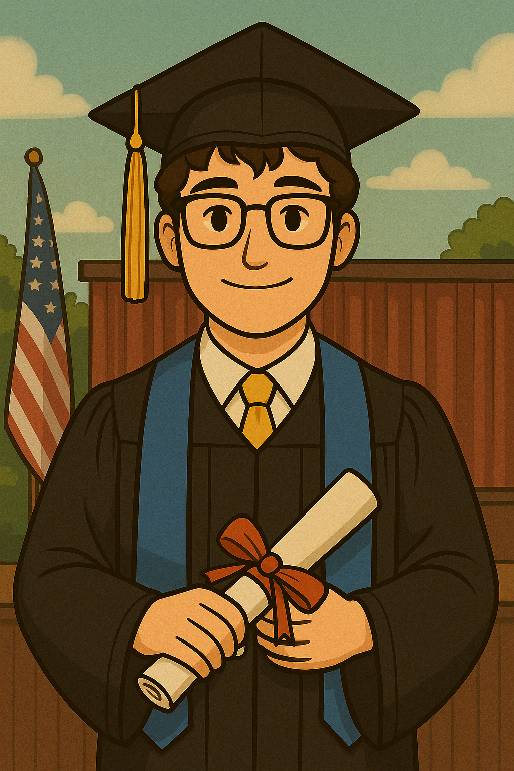 Missing His Graduation